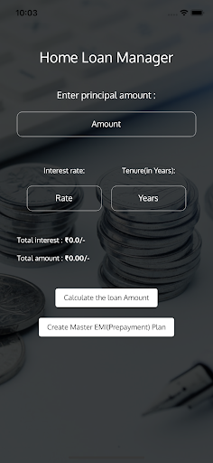Android application Loanster - Loan & EMI Planner screenshort