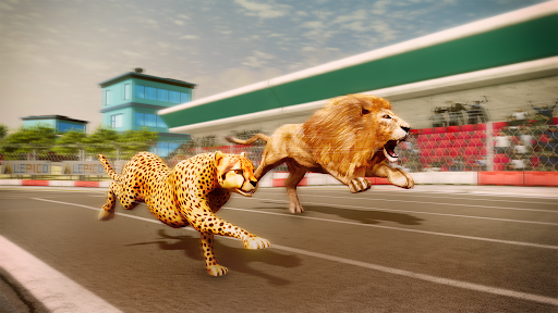 Android application Wild Animal Race Horse Racing screenshort