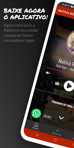 Android application Nativa Rádio Web screenshort