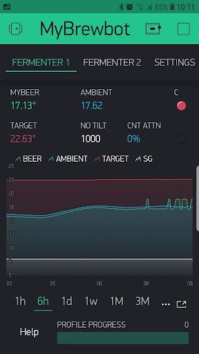 Android application MyBrewbot II screenshort