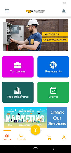 Android application Sara Business - United Kingdom screenshort