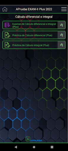 EXANI-II APrueba+ Screen 2