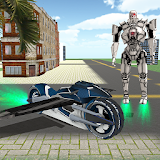 Flying Robot Bike Transform icon