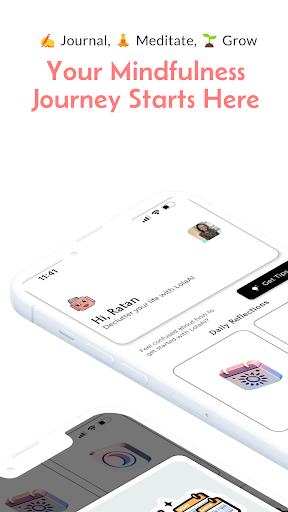 Android application Lola AI Meditation & Journal screenshort