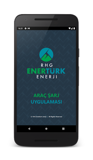 Android application RHG ENERTÜRK screenshort