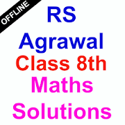 RS Aggarwal Class 8 Math Solution - offline