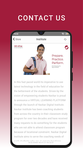 NAVKAR DIGITAL ENTRANCE EXAMS Screen 2