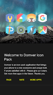 Domver - Screenshot del pacchetto di icone