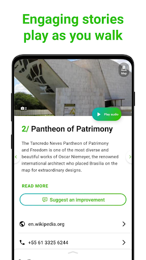 Brasilia Tour Guide:SmartGuide Screen 2