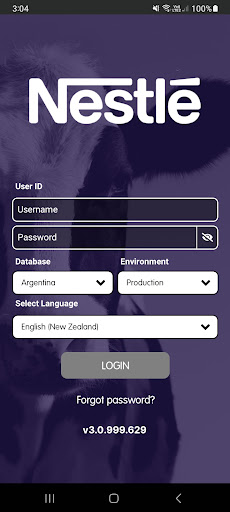 Android application Nestle Farmer screenshort