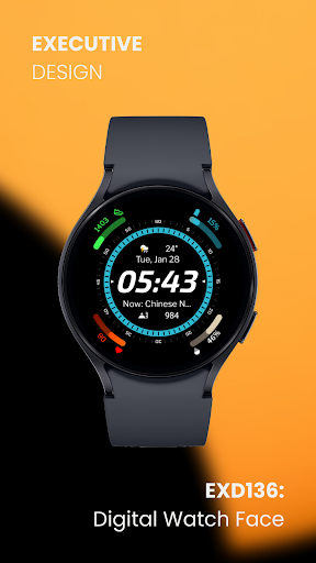 EXD136: Digital Watch Face screenshot 11