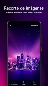 Captura de Pantalla 3 Fondos de pantalla púrpura 4K android