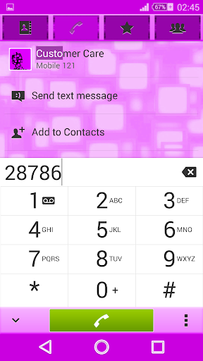 Xperien Theme Neon Purple