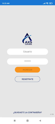 AXS Control Screen 2