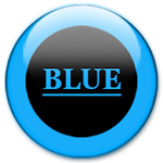 Cover Image of ดาวน์โหลด Blue Glass Orb Icon Pack  APK