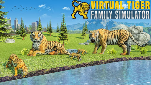 Virtual Tiger Family Simulator: Wild Tiger Games android2mod screenshots 1