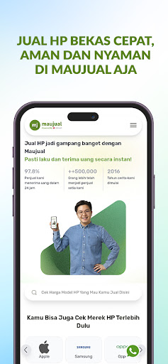 Android application Maujual - Solusi Jual HP Bekas screenshort