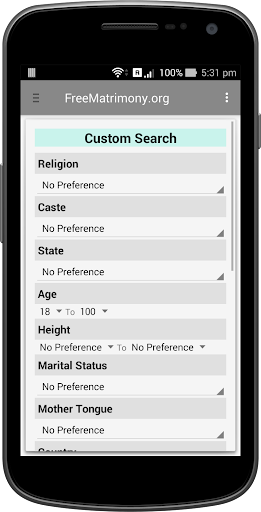FreeMatrimony.org Screen 3