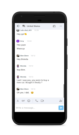 Android application Twynes Chat screenshort