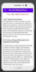 SIM Card Repair Guide