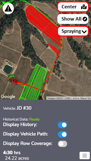 Android application CabView screenshort