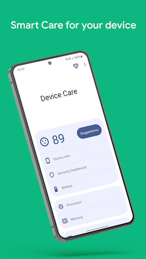 Android application Device Care Plus screenshort