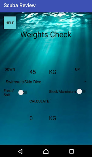 Scuba Review Screen 2
