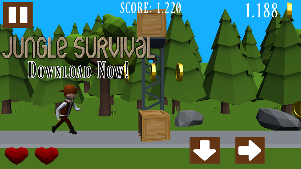 JUNGLE SURVIVAL - Jungle Adven 1.4.1 APK + Mod (Unlimited money / Cracked) for Android