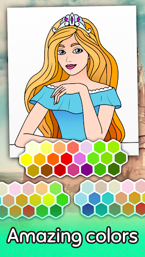 Princess Coloring Game  screenshots 4