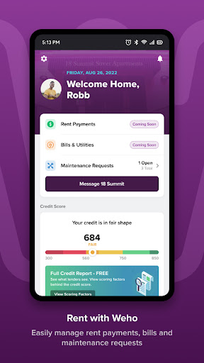 Weho. Rent with Benefits. Screenshot 1 - AppWisp.com