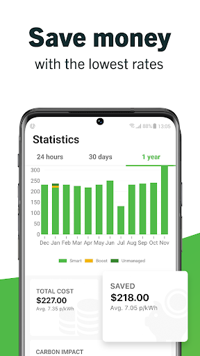 Screenshot of ev.energy: Home EV Charging