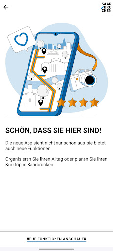 Android application Saarbrücken screenshort