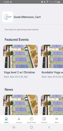 Santa Barbara Tennis Club Screen 2