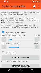 Disable Increasing Ring Captura de pantalla