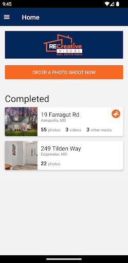 Android application RECreative Visual screenshort