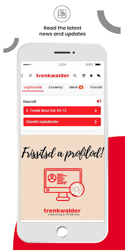 Android application TrenkID screenshort