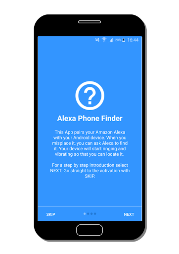Android application Phone Finder for Alexa screenshort