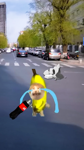 Banana Series : Cat Meme 3D