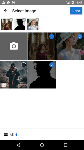 AI profile image recommender Screen 2