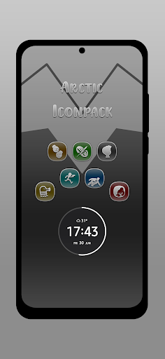 Screenshot of Arctic Colors Icon Pack