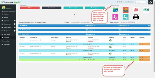 Employee Time Clock w/ GPS, Sc screenshot