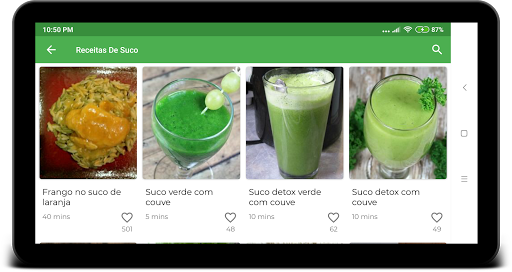 All recipes in Português