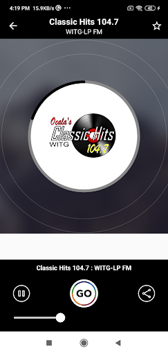 WITG Radio Screen 2