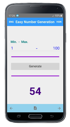 Random Generator Screen 2