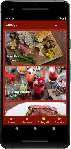 Android application Rețete simple și sănătoase screenshort