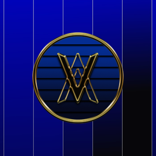 Luxurious Blue Gold Icon Pack logo