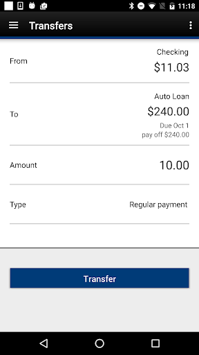 FAIRWINDS Mobile Banking Screen 3