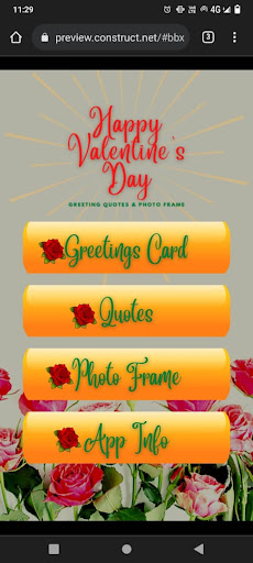 Android application Happy Valentine's Day 2024 screenshort