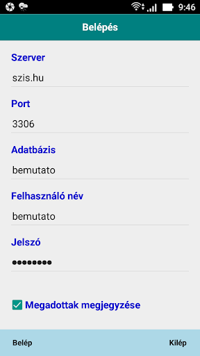 Android application Könyv Nyilvántartás - Házi Kön screenshort