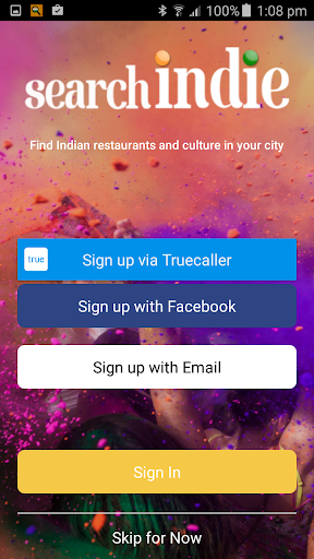 Android application Search Indie - Discover India screenshort